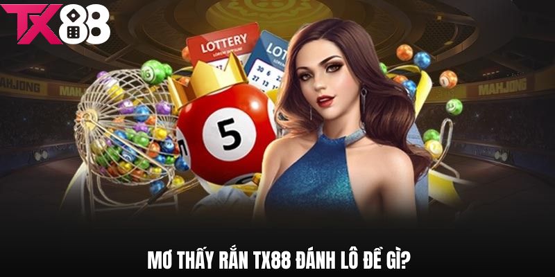 Cụ thể giải thích cho mơ thấy rắn TX88 đánh lô đề gì